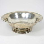 An American silver bowl