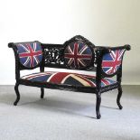 A Union Jack sofa