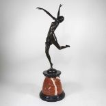 A bronze figure