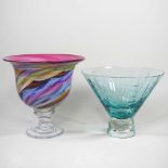 Two glass bowls