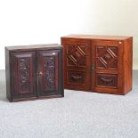 Two Victorian cabinets