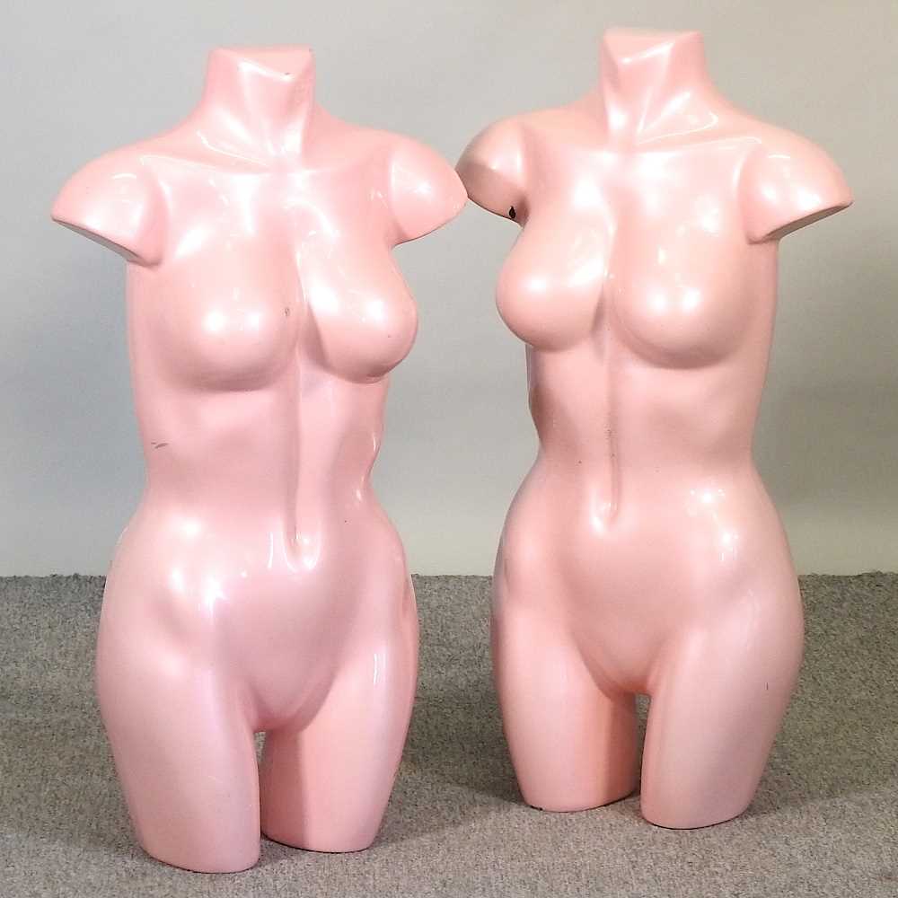 Two shop mannequins