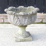 A garden urn