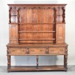 A 19th century elm dresser