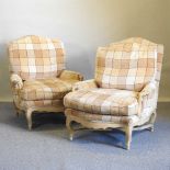 A pair of American armchairs