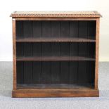 An oak bookcase
