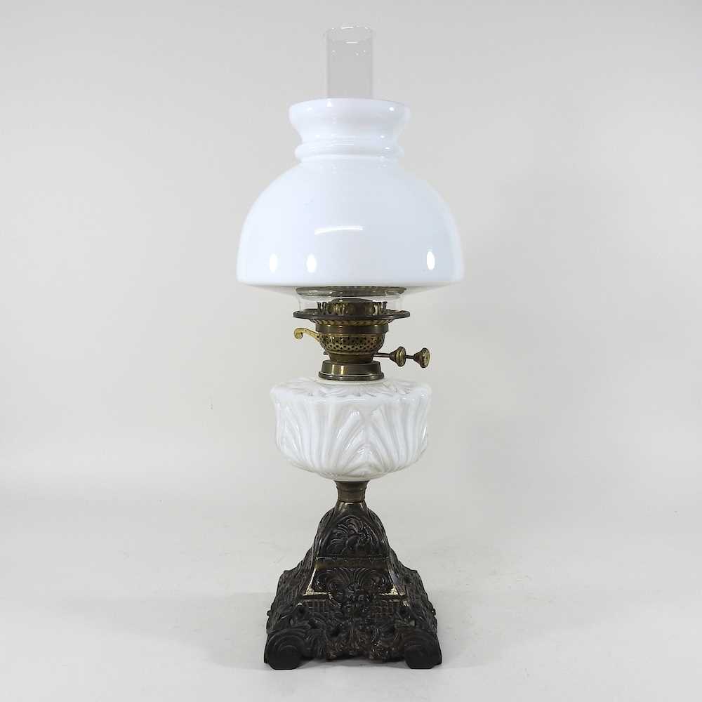 A oil lamp