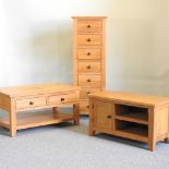 A chest, and two cabinets