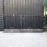 A pair of iron gates