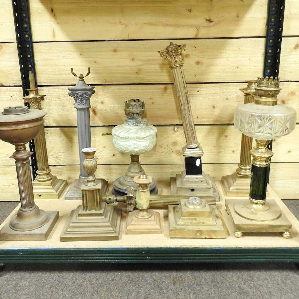 A collection of oil lamps