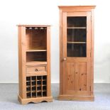 Two pine cabinets