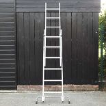 An aluminium ladder