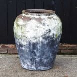 A terracotta pot