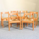 A set of dining chairs