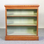 An open bookcase