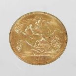 A George V half sovereign