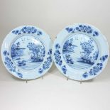 A pair of Delft plates
