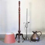 A lamp and jugs