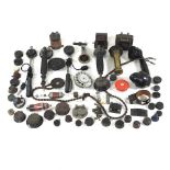 A collection of radio parts