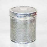 A silver jar