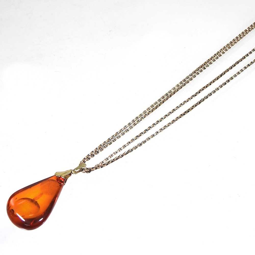 A pendant on chain