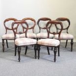 A set of dining chairs