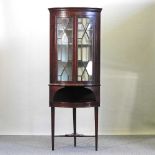 A corner cabinet