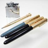 Three Parker pens