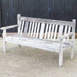 A garden bench