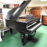 A baby grand piano