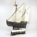 A model of a boat