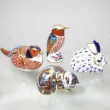 Four Crown Derby animals