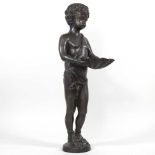 A bronze figure