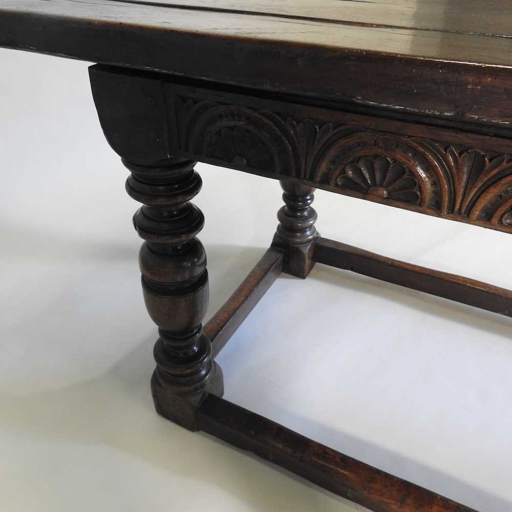 A refectory table - Image 7 of 13