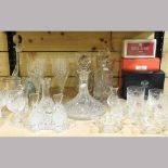 A collection of glassware