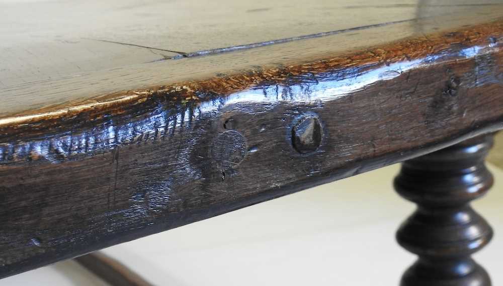 A refectory table - Image 9 of 13