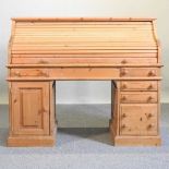 A tambour desk