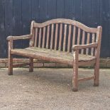 A garden bench