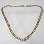 A gold neck chain