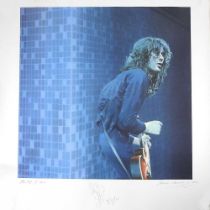 A Jimmy Page signed picture