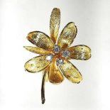 A diamond brooch