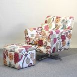 An Alston's swivel armchair
