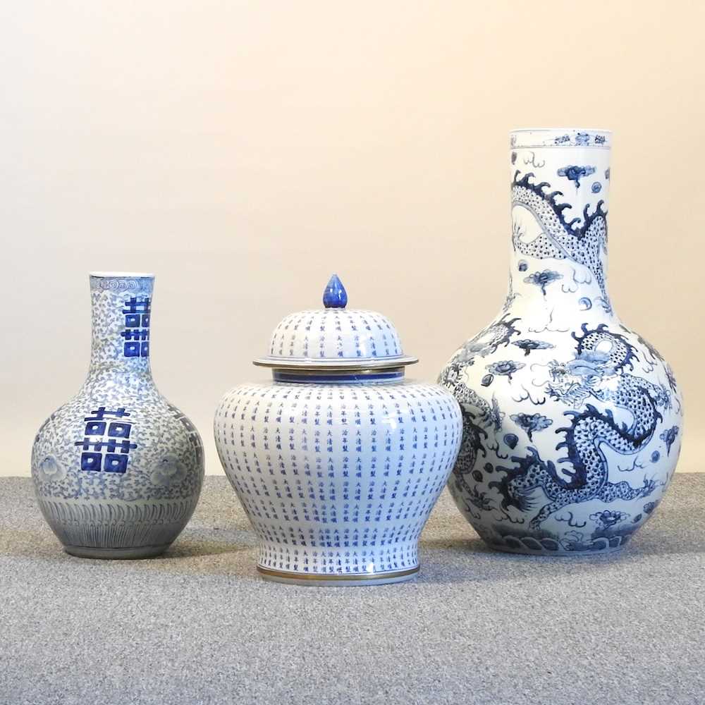 Three Chinese vases