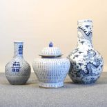 Three Chinese vases