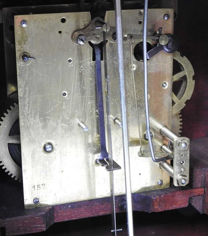 A bracket clock - Image 6 of 9