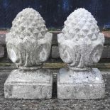 A pair of finials