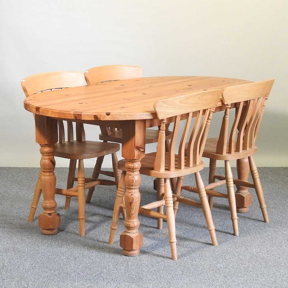 A kitchen table and chairs