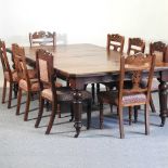 A Victorian dining table