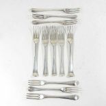 Silver table forks