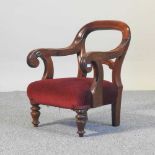 A Victorian child's chair